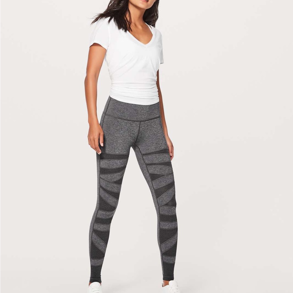 Lululemon Wunder Under Pant (Hi-Rise) *Special Edition Tech Mesh 28"